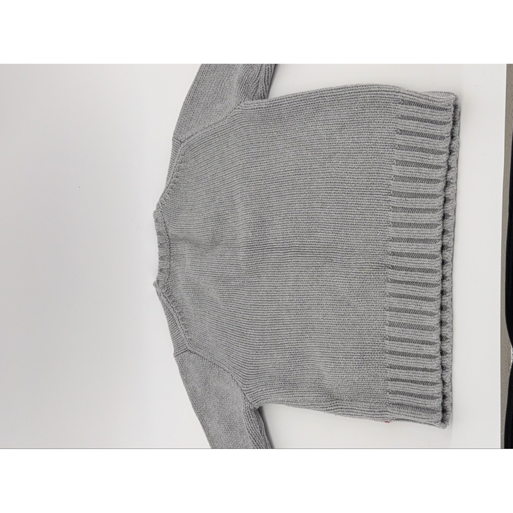 Polo Ralph Lauren American Flag Knit Sweater Kids Grey Size 6 Cotton Pullover - Picture 6 of 6
